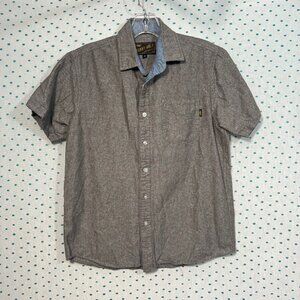 Benny Gold SF Heather Gray Short Sleeve Button Up Shirt
